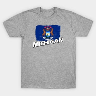 Michigan flag T-Shirt